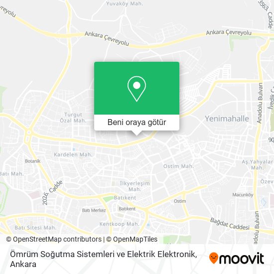 Ömrüm Soğutma Sistemleri ve Elektrik Elektronik harita