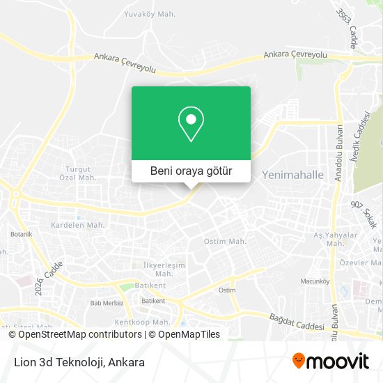 Lion 3d Teknoloji harita