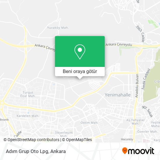 Adım Grup Oto Lpg harita