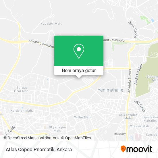 Atlas Copco Pnömatik harita