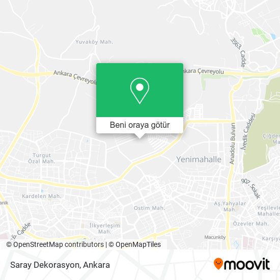 Saray Dekorasyon harita