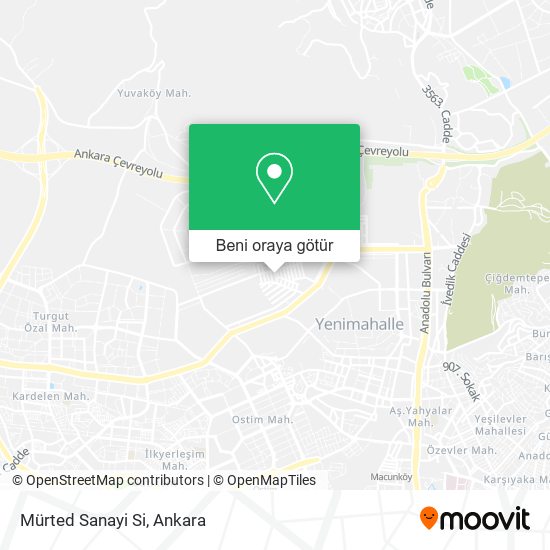 Mürted Sanayi Si harita