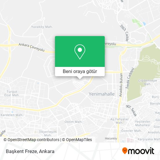Başkent Freze harita