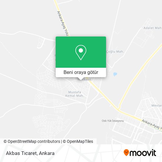 Akbas Tıcaret harita