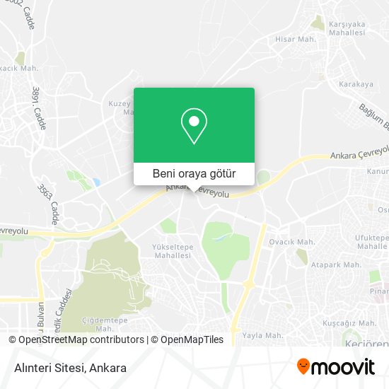 Alınteri Sitesi harita