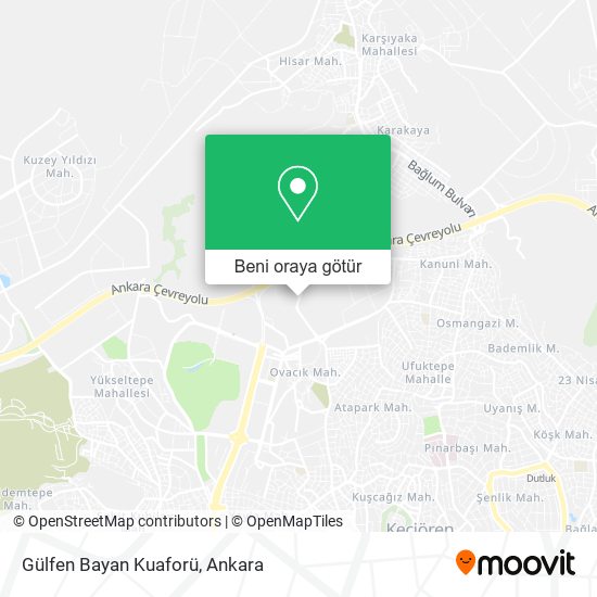 Gülfen Bayan Kuaforü harita