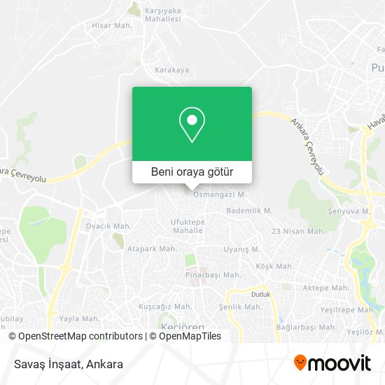 Savaş İnşaat harita