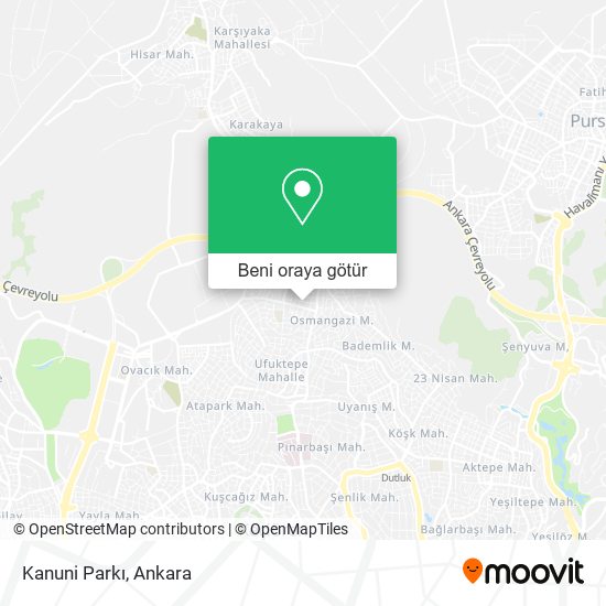 Kanuni Parkı harita