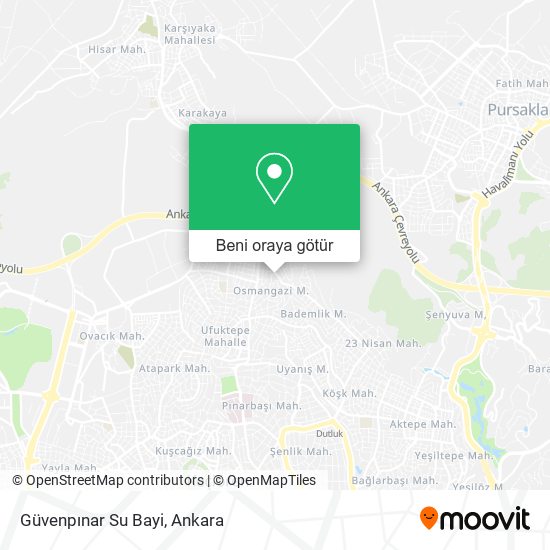 Güvenpınar Su Bayi harita