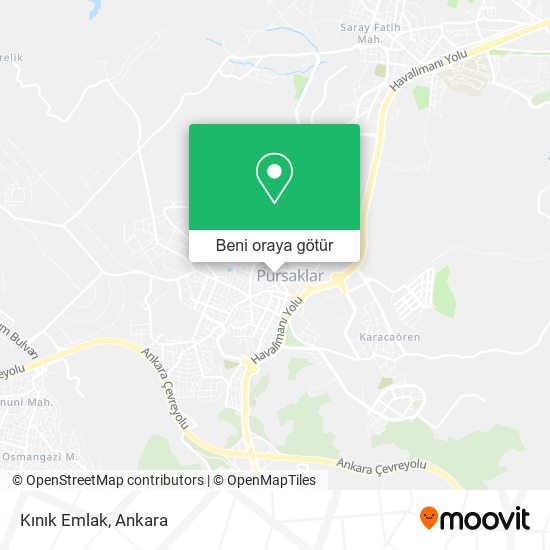 Kınık Emlak harita