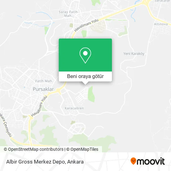 Albir Gross Merkez Depo harita