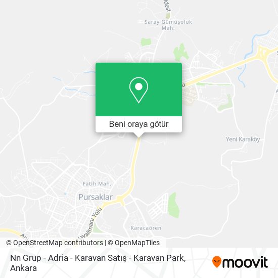 Nn Grup - Adria - Karavan Satış - Karavan Park harita