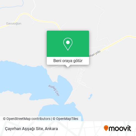 Çayırhan Aşşağı Site harita