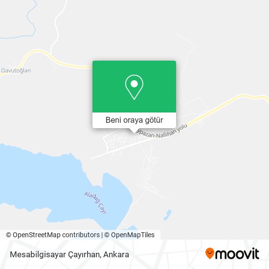 Mesabilgisayar Çayırhan harita