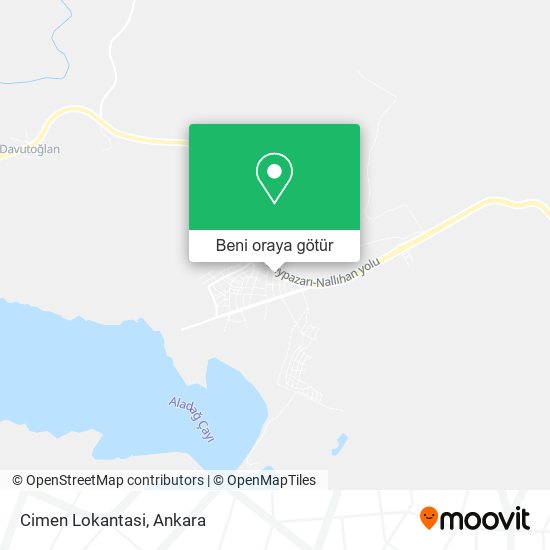 Cimen Lokantasi harita