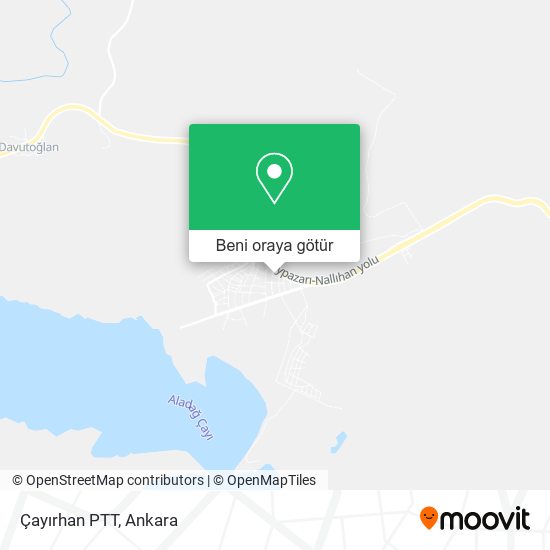 Çayırhan PTT harita