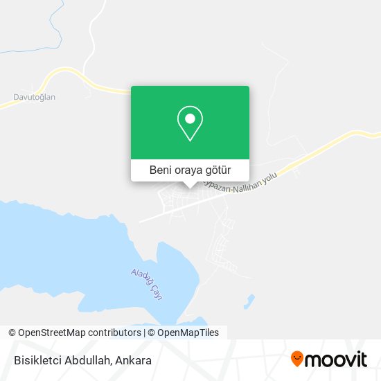 Bisikletci Abdullah harita