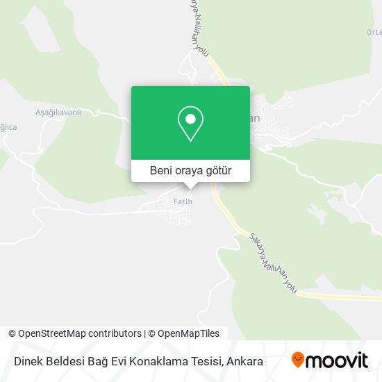 Dinek Beldesi Bağ Evi Konaklama Tesisi harita