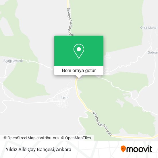 Yıldız Aile Çay Bahçesi harita