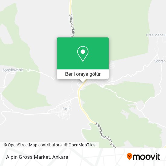 Alpin Gross Market harita