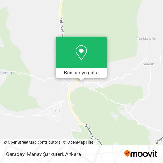 Garadayı Manav Şarküteri harita