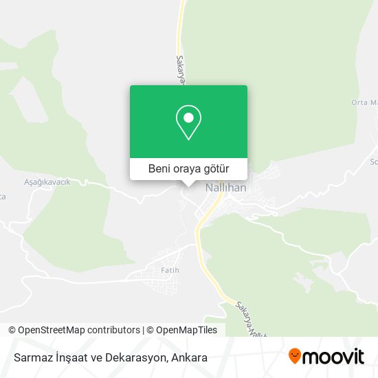 Sarmaz İnşaat ve Dekarasyon harita