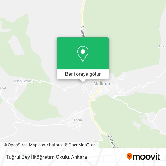 Tuğrul Bey İlköğretim Okulu harita