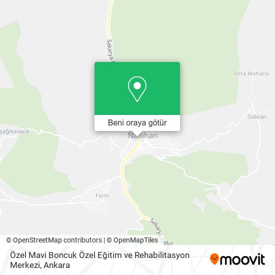 Özel Mavi Boncuk Özel Eğitim ve Rehabilitasyon Merkezi harita