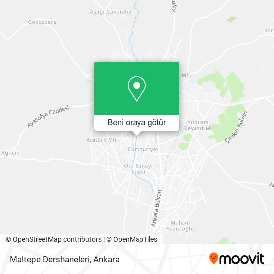 Maltepe Dershaneleri harita