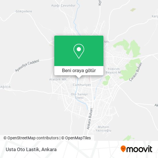 Usta Oto Lastik harita