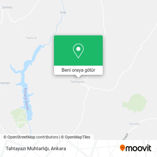 Tahtayazı Muhtarlığı harita