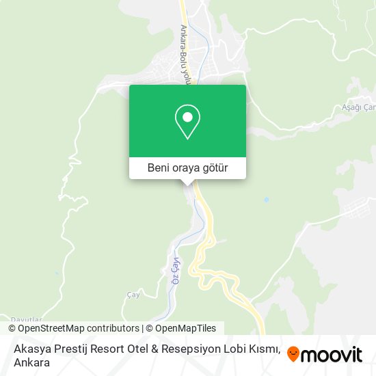 Akasya Prestij Resort Otel & Resepsiyon Lobi Kısmı harita