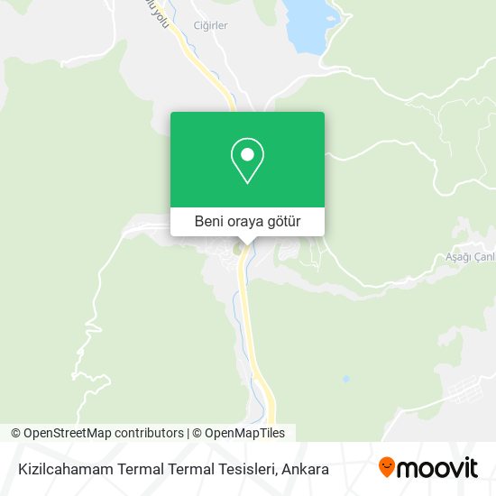 Kizilcahamam Termal Termal Tesisleri harita