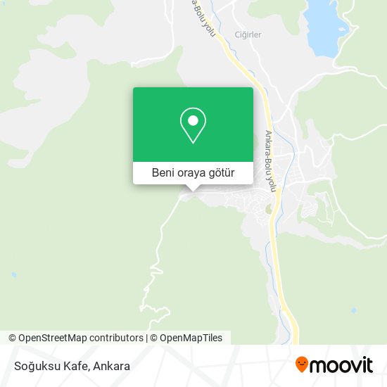 Soğuksu Kafe harita