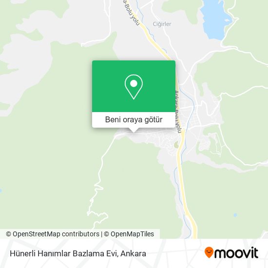 Hünerli Hanımlar Bazlama Evi harita