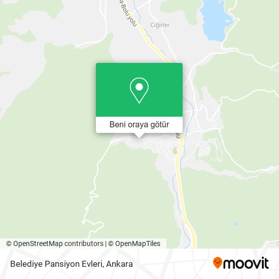 Belediye Pansiyon Evleri harita