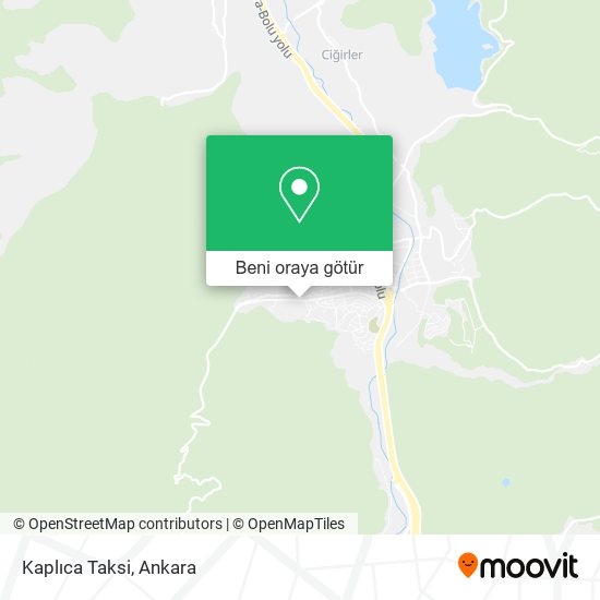 Kaplıca Taksi harita