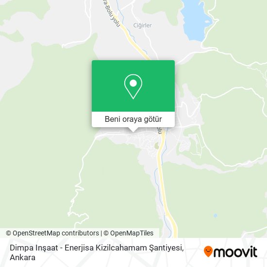 Dimpa Inşaat - Enerjisa Kizilcahamam Şantiyesi harita