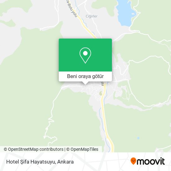 Hotel Şifa Hayatsuyu harita