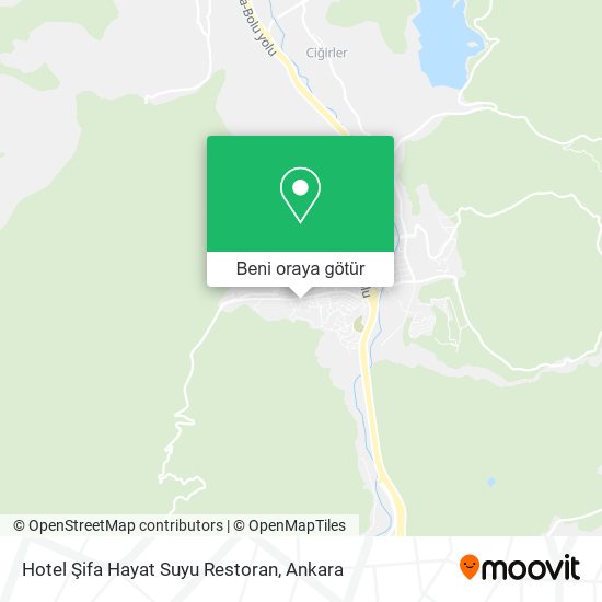 Hotel Şifa Hayat Suyu Restoran harita