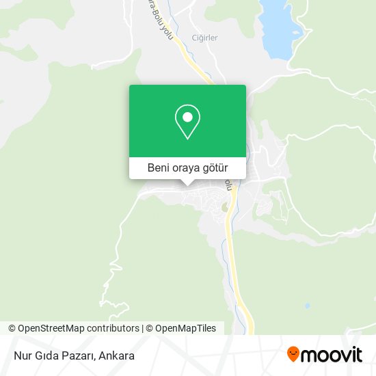Nur Gıda Pazarı harita