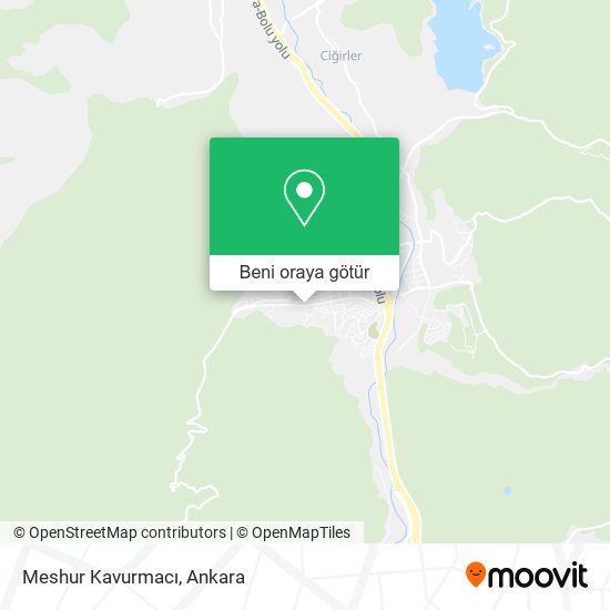 Meshur Kavurmacı harita