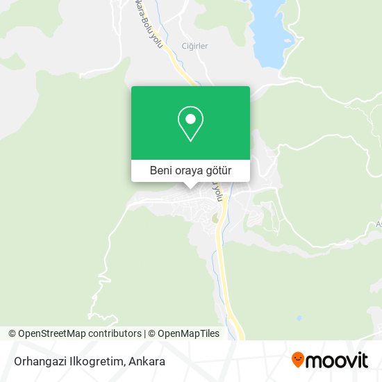 Orhangazi Ilkogretim harita