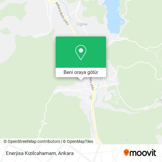 Enerjisa Kızılcahamam harita