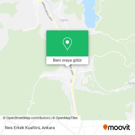 Reis Erkek Kuaförü harita