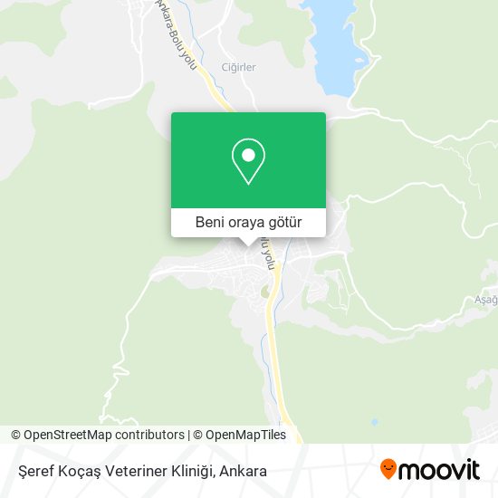 Şeref Koçaş Veteriner Kliniği harita