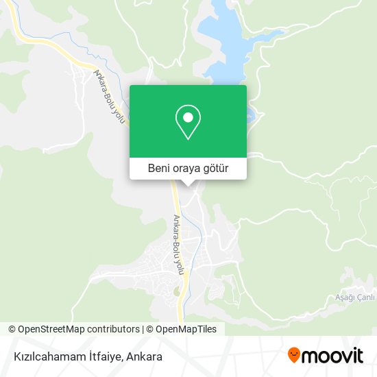 Kızılcahamam İtfaiye harita