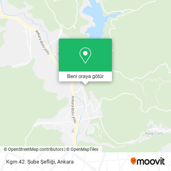 Kgm 42. Şube Şefliği harita