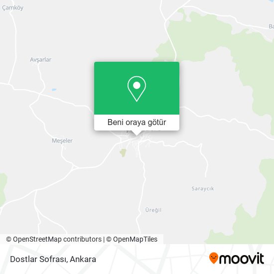Dostlar Sofrası harita