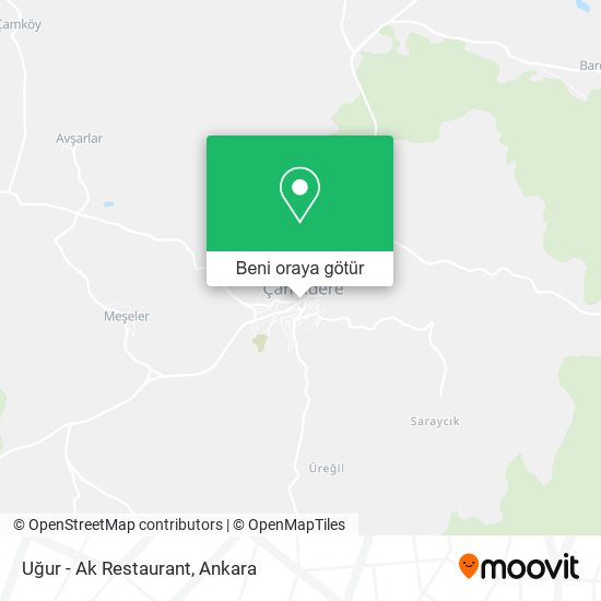 Uğur - Ak Restaurant harita